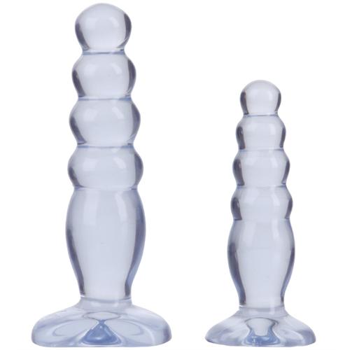 Crystal Jellies Anal Delight Trainer Kit - Clear