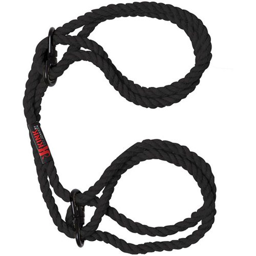 Kink - Hogtied - Bind & Tie - 6mm Hemp Wrist or  Ankle Cuffs - Black