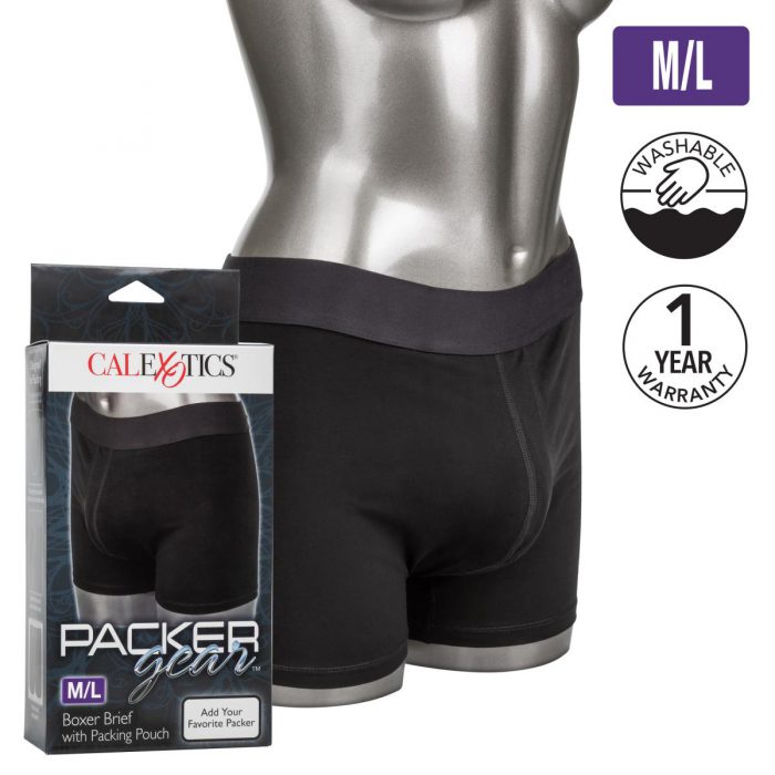 Packer Gear Boxer Brief With Packing Pouch M/l